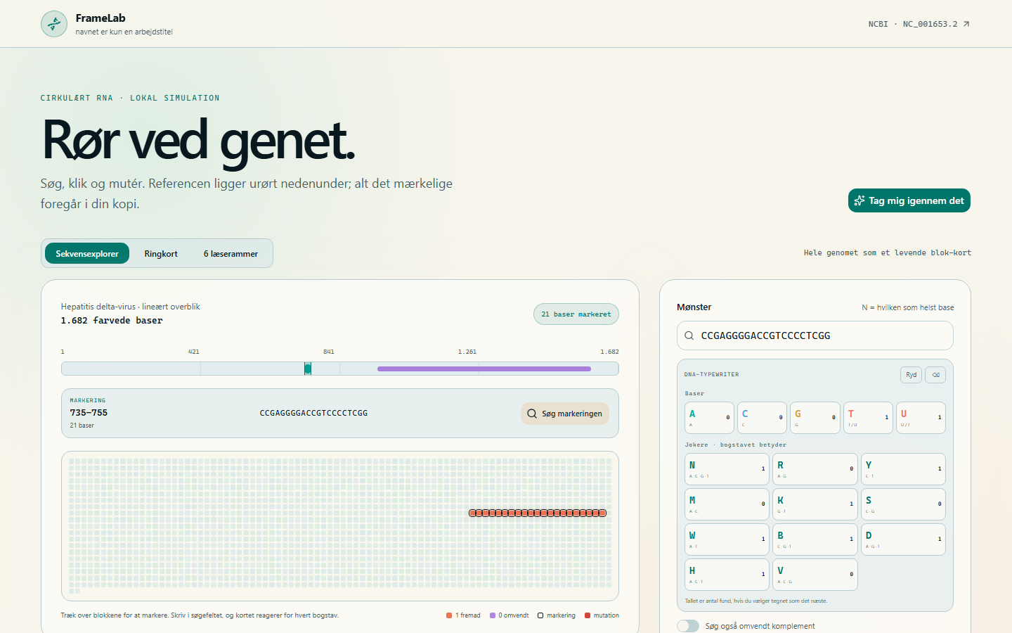 Screenshot af FrameLab
